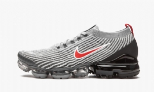 Nike Air Vapormax Részecskeszürke Férfi / Női Futó / Fekete-vas Szürke - Egyetemi Vörös