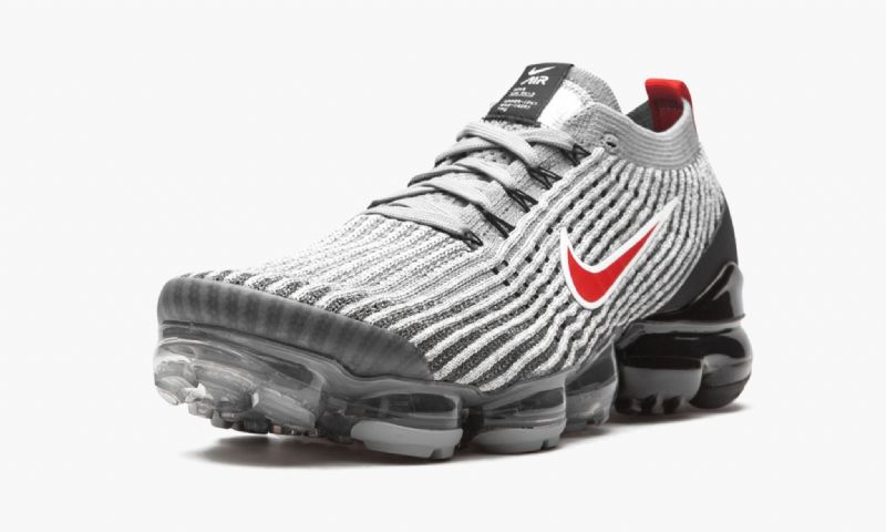 Nike Air Vapormax Részecskeszürke Férfi / Női Futó / Fekete-vas Szürke - Egyetemi Vörös