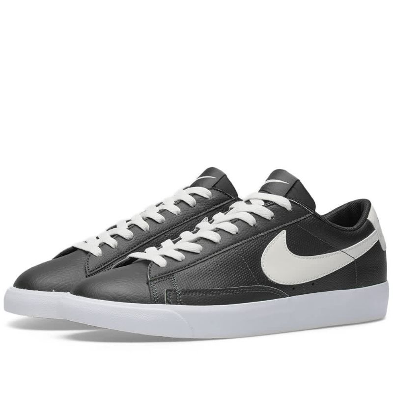 Nike Blazer Alacsony Bőr Férfi / Női Futó Fekete / Vitorla / Gumibarna