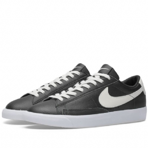 Nike Blazer Alacsony Bőr Férfi / Női Futó Fekete / Vitorla / Gumibarna