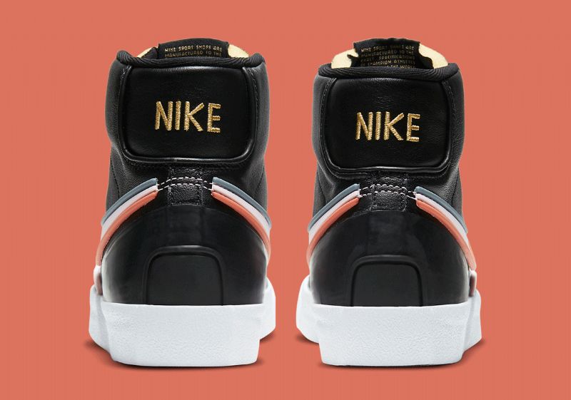 Nike Blazer Középső Férfi / Női Futó Fekete / Ózonkék / Gyógyító Narancs / Világos Sarki Rózsaszín