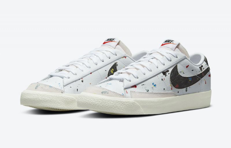Nike Blazer Low 77 Férfi / Női Futó Fehér / Fekete-fehér Vitorla