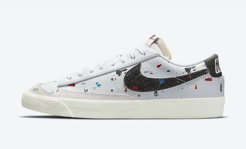 Nike Blazer Low 77 Férfi / Női Futó Fehér / Fekete-fehér Vitorla