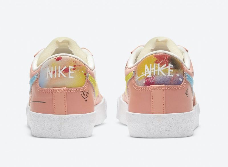 Nike Blazer Low 77 Swoosh Női Futó Ecstasy Bíbor / Fehér / Fekete / Pulse Lake Kék