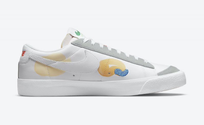 Nike Blazer Low Flyleather Férfi / Női Futó Fehér Kék