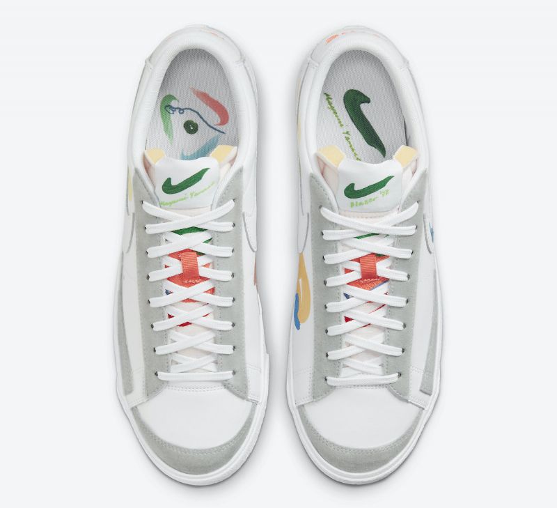 Nike Blazer Low Flyleather Férfi / Női Futó Fehér Kék