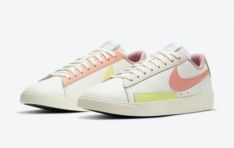 Nike Blazer Low Le Női Running Sail / Fehér-coconut Milk-light Crimson