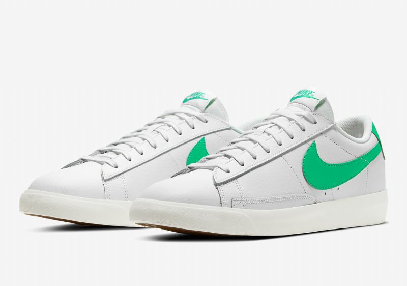 Nike Blazer Low Leather Férfi / Női Futó Fehér / Zöld Spark Sail