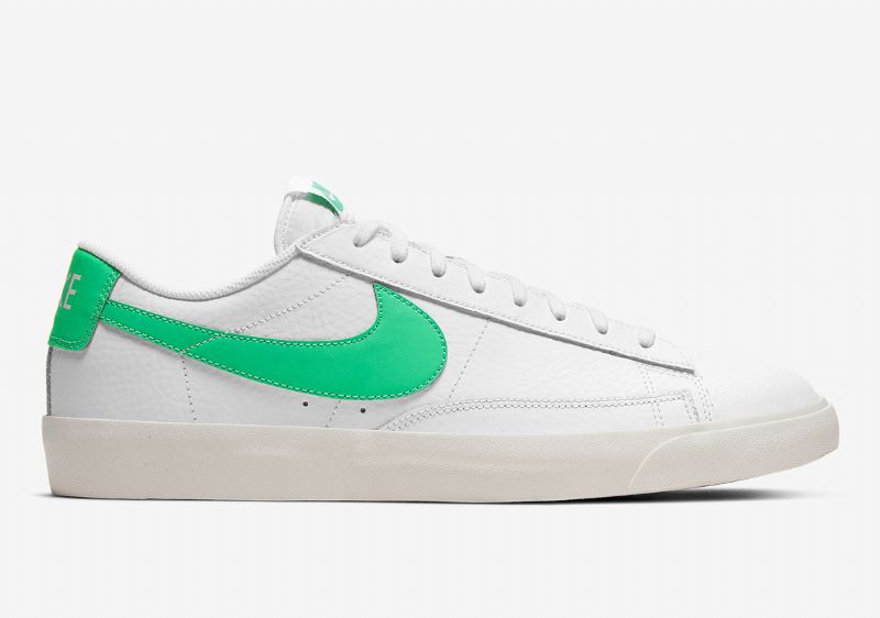 Nike Blazer Low Leather Férfi / Női Futó Fehér / Zöld Spark Sail