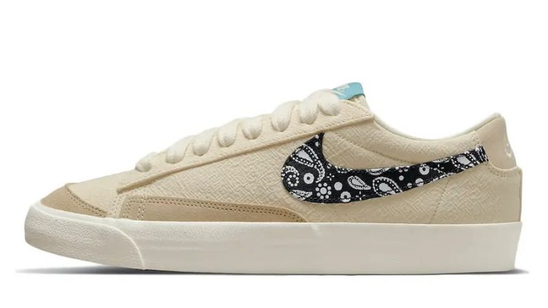 Nike Blazer Low Paisley Swoosh Férfi / Női Running Natural / Sötétkék