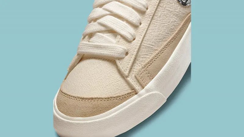 Nike Blazer Low Paisley Swoosh Férfi / Női Running Natural / Sötétkék