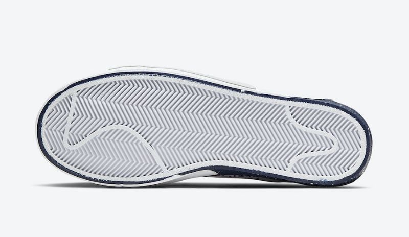 Nike Blazer Low Slip Női Running Fehér / Midnight Sötétkék