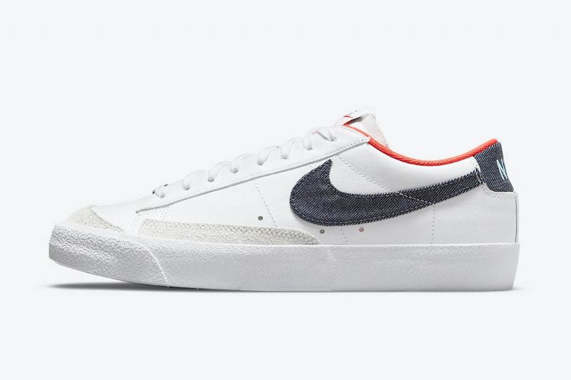 Nike Blazer Low Usa Farmer Férfi / Női Futó Világoskék / Piros / Fehér