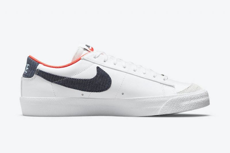 Nike Blazer Low Usa Farmer Férfi / Női Futó Világoskék / Piros / Fehér