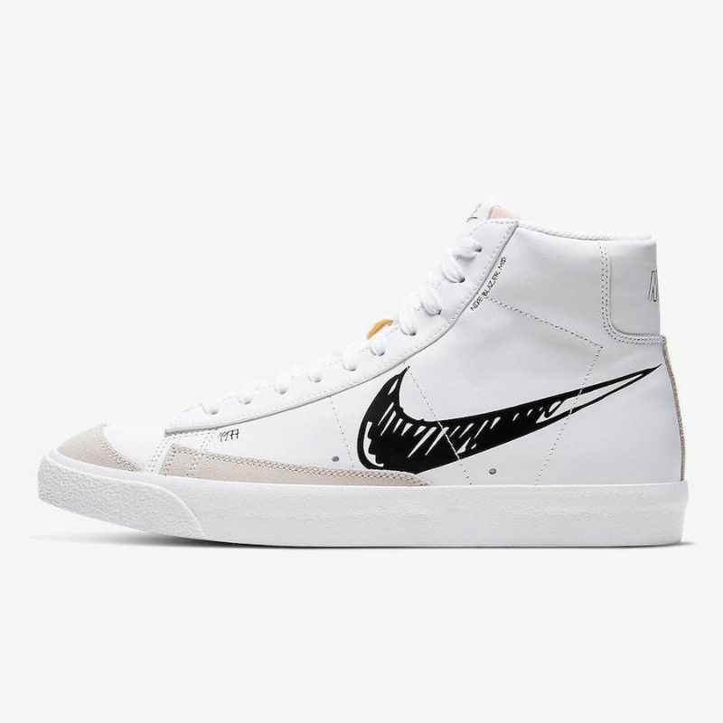 Nike Blazer Mid 77 Sketch Pack Férfi / Női Futó Fehér Fekete