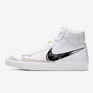 Nike Blazer Mid 77 Sketch Pack Férfi / Női Futó Fehér Fekete