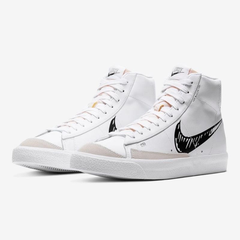 Nike Blazer Mid 77 Sketch Pack Férfi / Női Futó Fehér Fekete