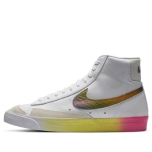 Nike Blazer Mid 77 Vintage Férfi / Női Futó Fehér / Fényes Kaktusz-hiperrózsaszín