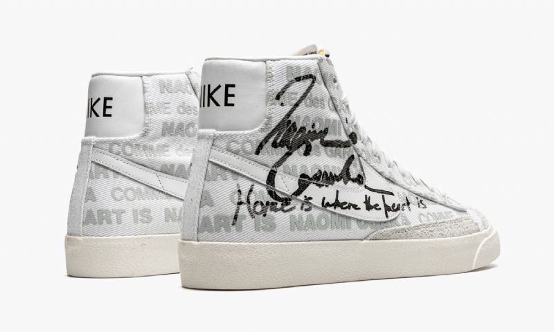 Nike Blazer Mid Fehér Férfi Run / Tiszta Platina-vitorla-fekete