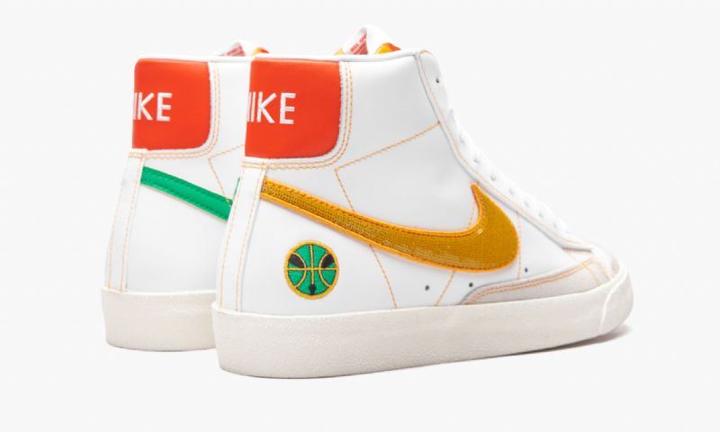 Nike Blazer Mid Férfi / Női Futó Fehér / Egyetemi Arany