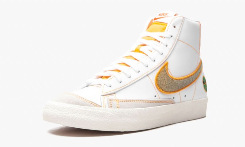 Nike Blazer Mid Férfi / Női Futó Fehér / Egyetemi Arany