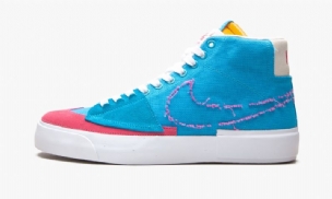Nike Blazer Sb Zoom Mid Edge Férfi / Női Futó Lézerkék / Görögdinnye