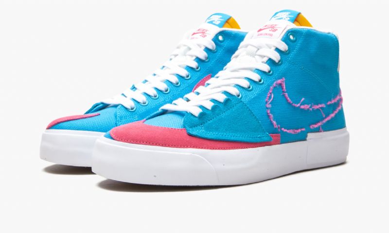 Nike Blazer Sb Zoom Mid Edge Férfi / Női Futó Lézerkék / Görögdinnye