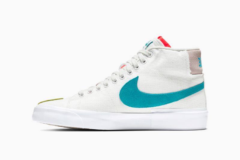 Nike Blazer Sb Zoom Mid Edge Férfi / Női Running Summit Fehér / Oracle Aqua -summit