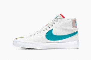 Nike Blazer Sb Zoom Mid Edge Férfi / Női Running Summit Fehér / Oracle Aqua -summit