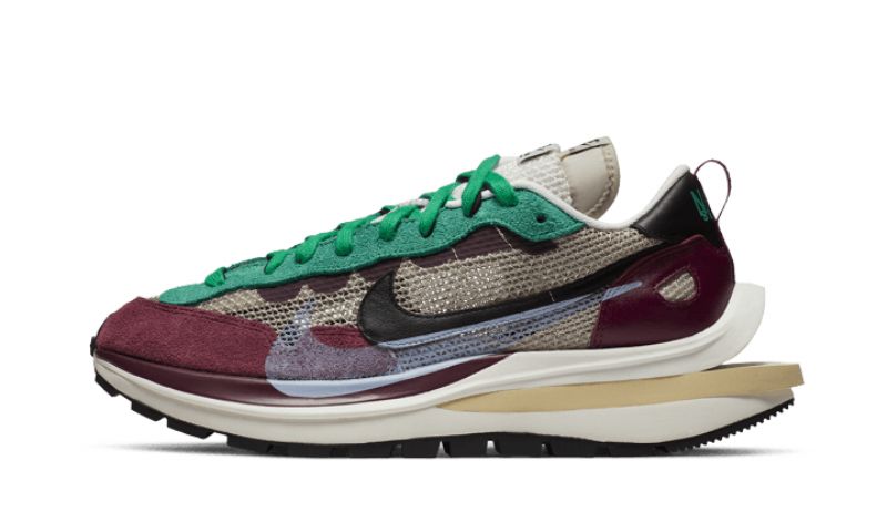Nike Cipők Férfi / Női Vaporwaffle Sacai Villain Piros Neptune Zöld