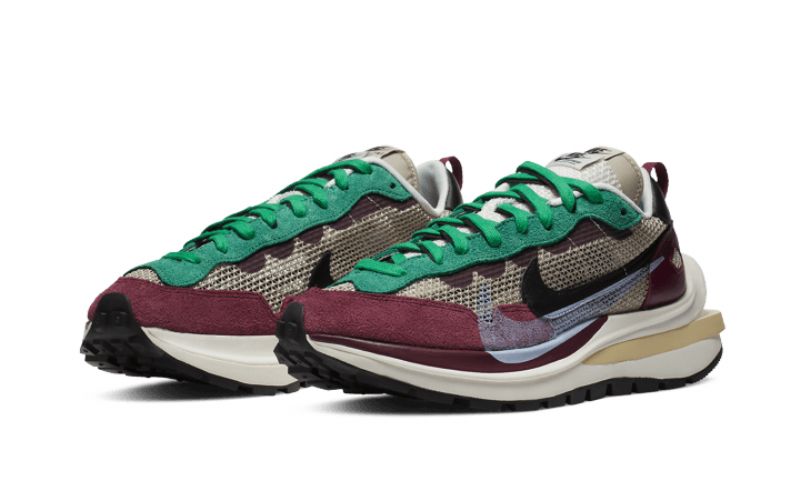 Nike Cipők Férfi / Női Vaporwaffle Sacai Villain Piros Neptune Zöld