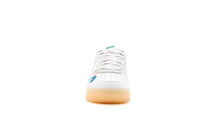 Nike Flyleather Air Force 1 Férfi/női Alkalmi Fehér