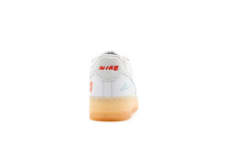 Nike Flyleather Air Force 1 Férfi/női Alkalmi Fehér