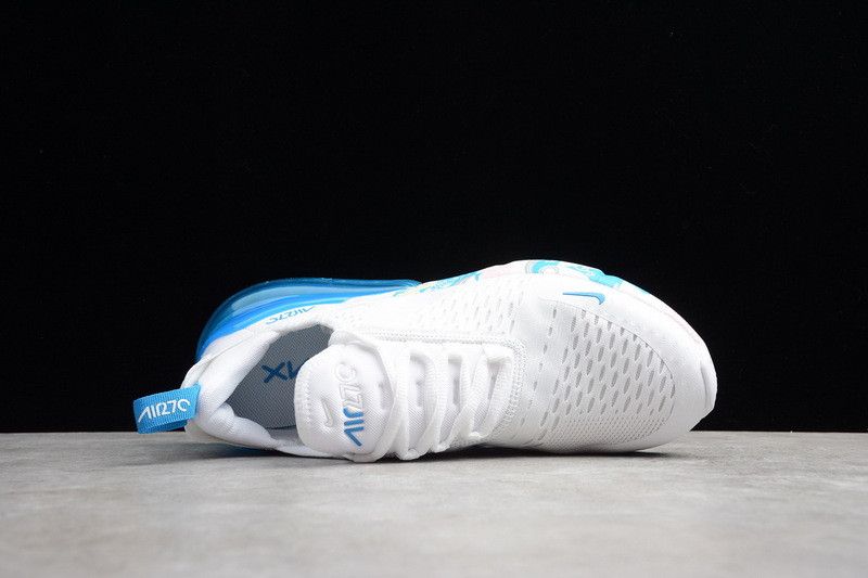 Nike Max 270 Graffiti Fehér Égszínkék Férfi / Női Futó / Kék