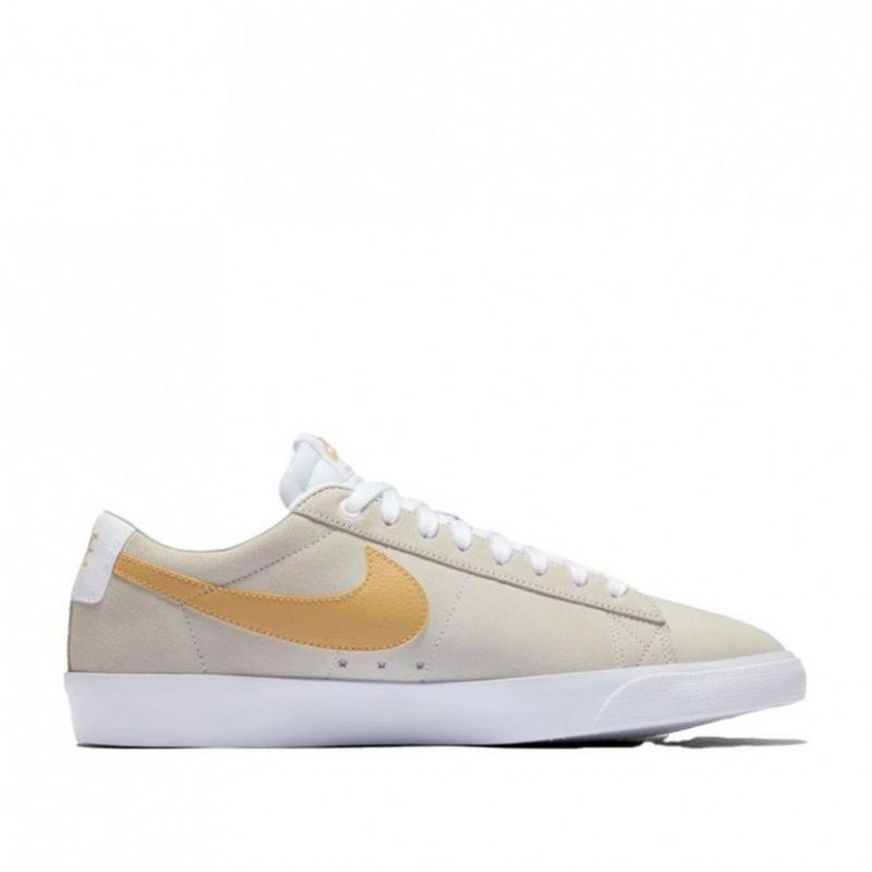 Nike Sb Blazer Low Férfi / Női Futó Fehér / Szürke / Sárga