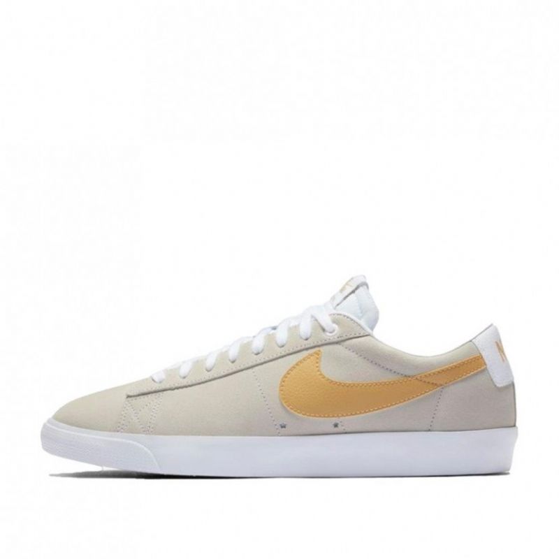 Nike Sb Blazer Low Férfi / Női Futó Fehér / Szürke / Sárga