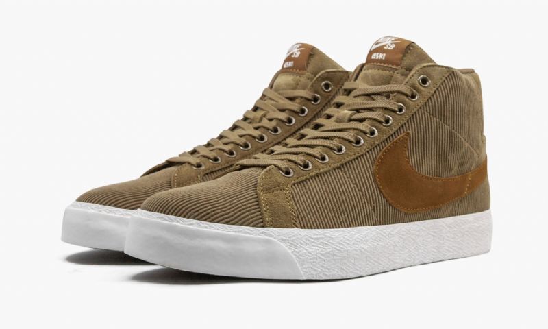 Nike Sb Zoom Blazer Középső Férfi / Női Futó Néma Bronz / Burnt Sienna-s
