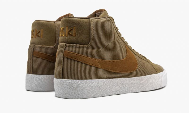 Nike Sb Zoom Blazer Középső Férfi / Női Futó Néma Bronz / Burnt Sienna-s