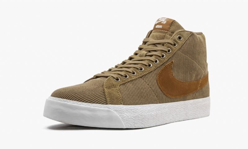 Nike Sb Zoom Blazer Középső Férfi / Női Futó Néma Bronz / Burnt Sienna-s