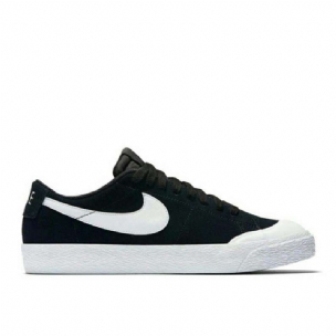 Nike Sb Zoom Blazer Low Férfi / Női Futó Fekete / Fehér-gumi Világosbarna