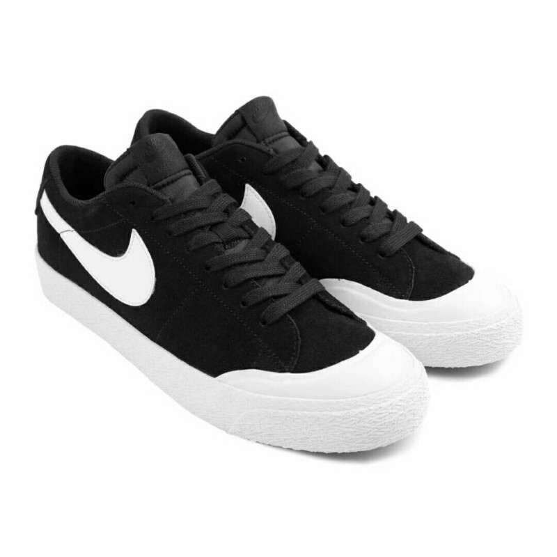 Nike Sb Zoom Blazer Low Férfi / Női Futó Fekete / Fehér-gumi Világosbarna