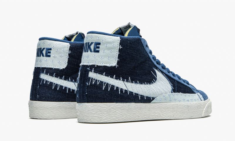 Nike Sb Zoom Blazer Mid Premium Férfi / Női Futó Mystic Sötétkék / Sail-sail-gum Light