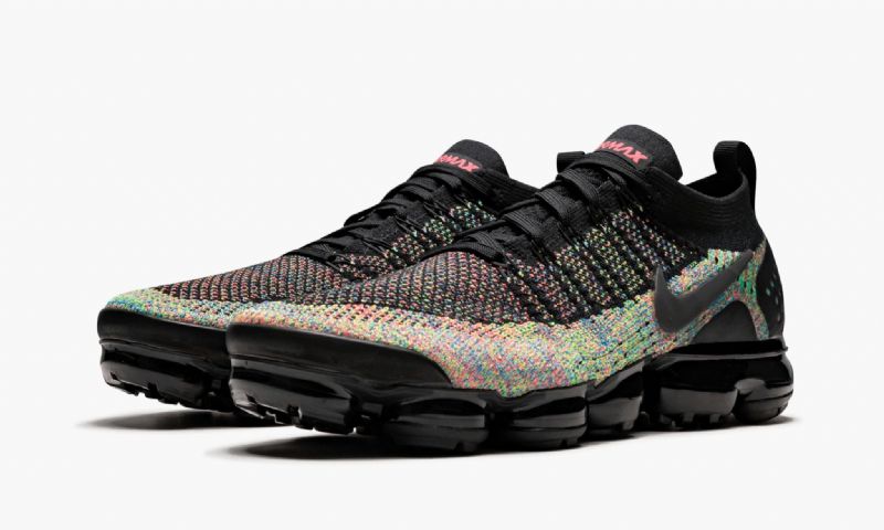 Nike Vapormax Flyknit 2 Férfi / Női Futó Fekete / Multi