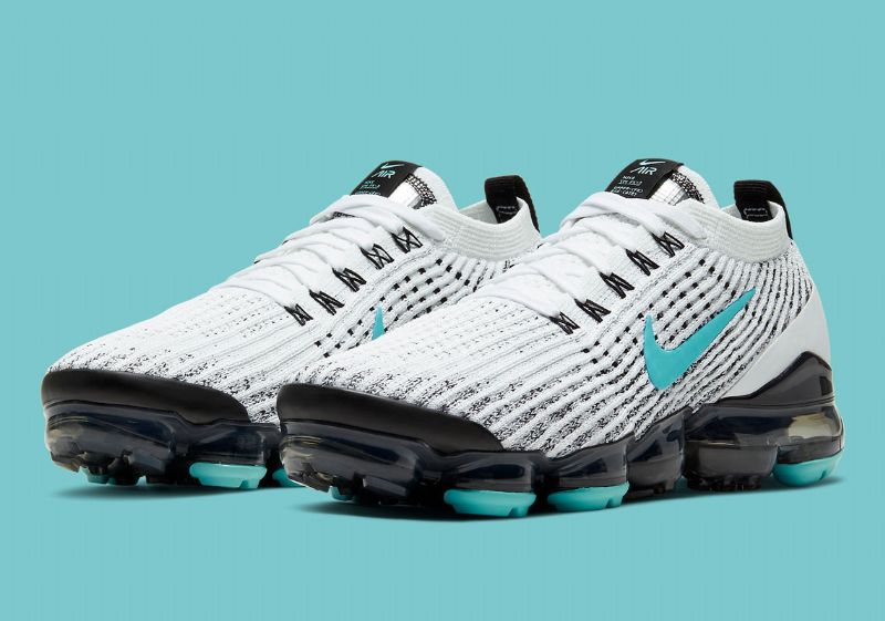 Nike Vapormax Flyknit 3 Férfi / Női Futó Fehér / Fekete-metál Ezüst-aurora