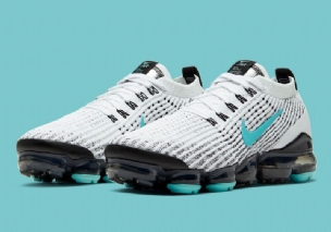 Nike Vapormax Flyknit 3 Férfi / Női Futó Fehér / Fekete-metál Ezüst-aurora