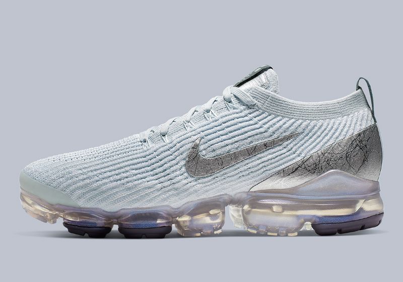 Nike Vapormax Flyknit 3 Férfi / Női Futó Fehér / Reflect Ezüst-pure Platinum