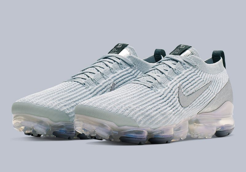 Nike Vapormax Flyknit 3 Férfi / Női Futó Fehér / Reflect Ezüst-pure Platinum