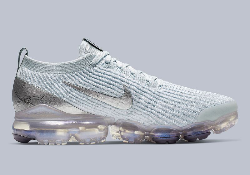 Nike Vapormax Flyknit 3 Férfi / Női Futó Fehér / Reflect Ezüst-pure Platinum