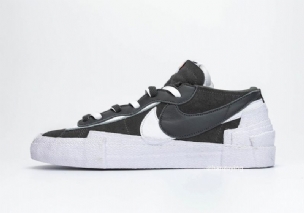 Sacai Nike Blazer Low Férfi / Női Futó Fehér / Vasszürke
