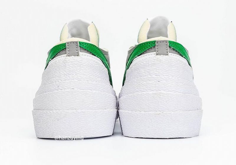 Sacai Nike Blazer Low Férfi / Női Futó Közepes Szürke / Klasszikus Zöld-fehér